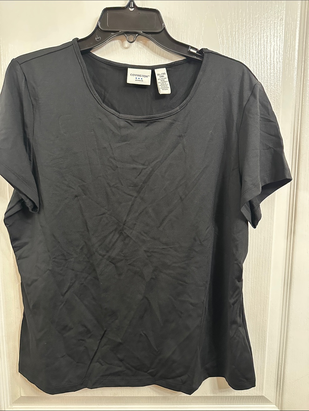 Covington Black Short Sleeve Crewneck Tee